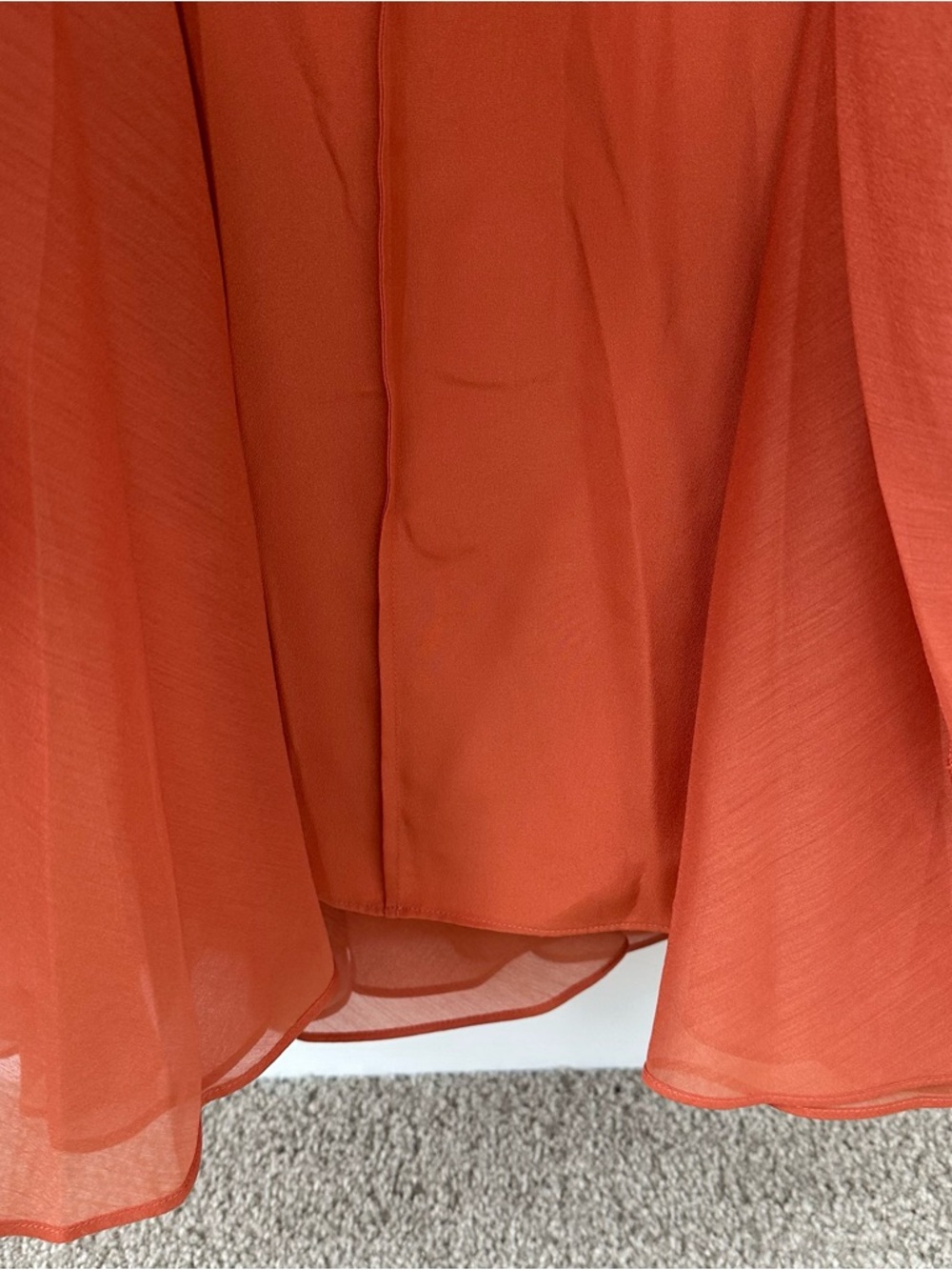 AJE PANDOREA LAYERED MAXI DRESS in Coral Clay SZ AUS 6 US 2 - Picture 8 of 10